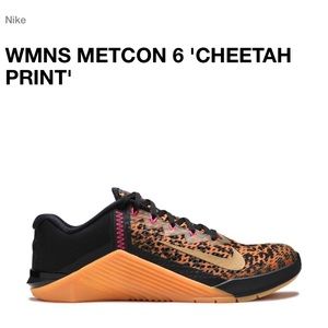 Nike Metcon 6 Cheetah / Leopard Women’s Size 9.5